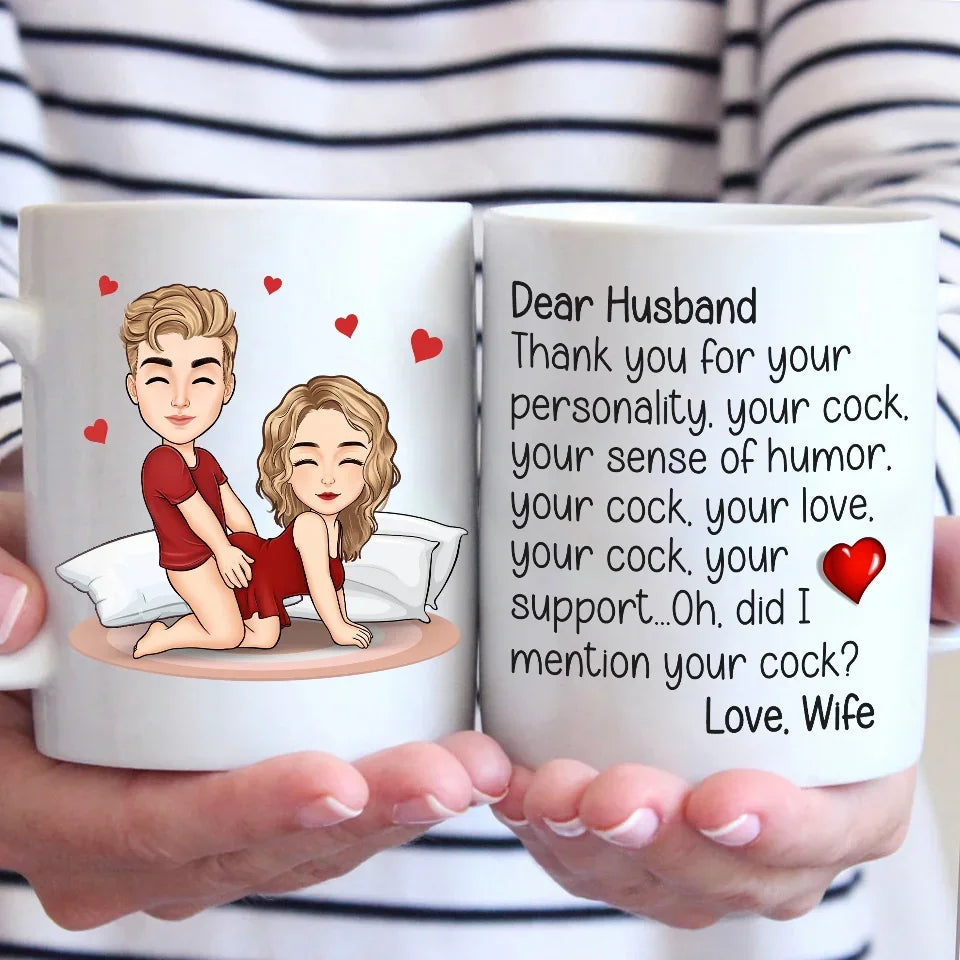 In Your Arms Is Where I Belong - Couple Personalized Custom Mug - Gift For Husband Wife, Anniversary
