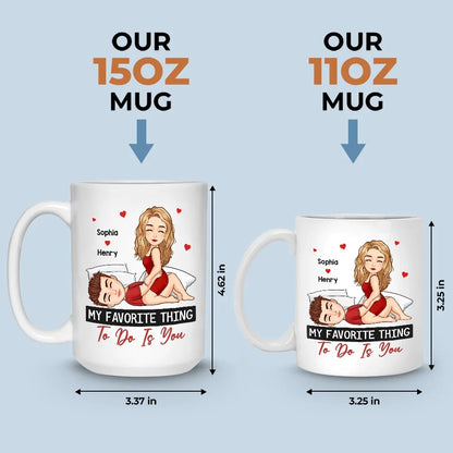 I'll Be Your Steadfast Support - Couple Personalized Custom Mug - Gift For Husband Wife, Anniversary