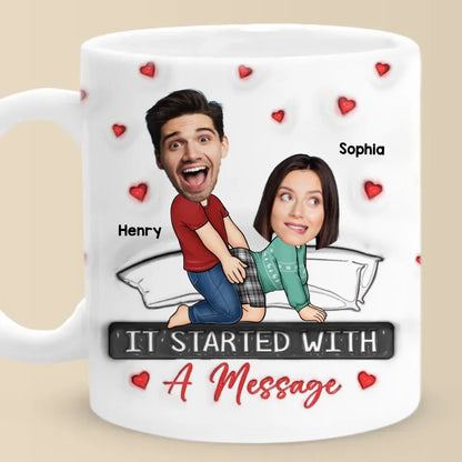 Custom Photo You're My Favorite Cardio Workout - Couple Personalized Custom 3D Inflated Effect Printed Mug - Gift For Husband Wife, Anniversary
