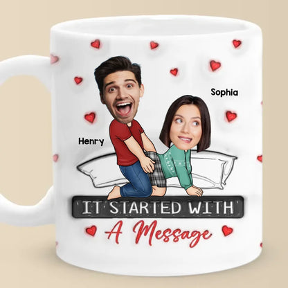 Custom Photo You're My Favorite Cardio Workout - Couple Personalized Custom 3D Inflated Effect Printed Mug - Gift For Husband Wife, Anniversary