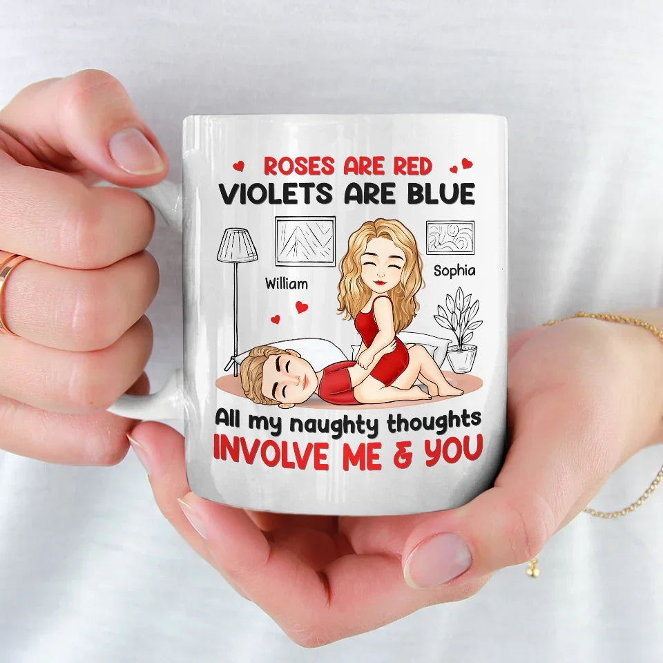 You'll Never Walk Alone, I'm With You - Couple Personalized Custom Mug - Gift For Husband Wife, Anniversary