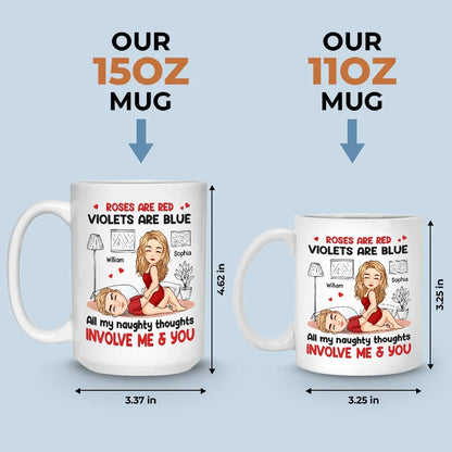 You'll Never Walk Alone, I'm With You - Couple Personalized Custom Mug - Gift For Husband Wife, Anniversary