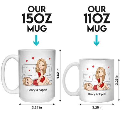 I Promise To Be By Your Side Forever - Couple Personalized Custom Mug - Gift For Husband Wife, Anniversary