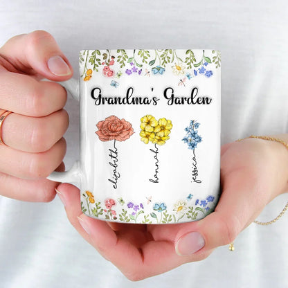 Your Affection Binds Us As One - Family Personalized Custom 3D Inflated Effect Printed Mug - Gift For Mom, Grandma