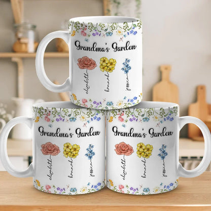 Your Affection Binds Us As One - Family Personalized Custom 3D Inflated Effect Printed Mug - Gift For Mom, Grandma