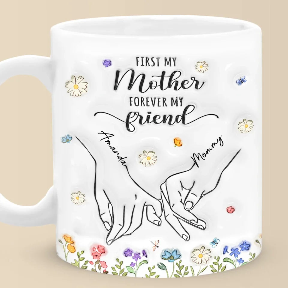 A Mother And Daughter's Bond Is One Of The Strongest Connections In The World - Family Personalized Custom 3D Inflated Effect Printed Mug - Gift For Mom, Daughter