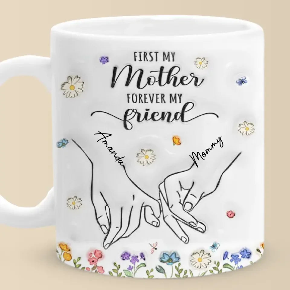 A Mother And Daughter's Bond Is One Of The Strongest Connections In The World - Family Personalized Custom 3D Inflated Effect Printed Mug - Gift For Mom, Daughter