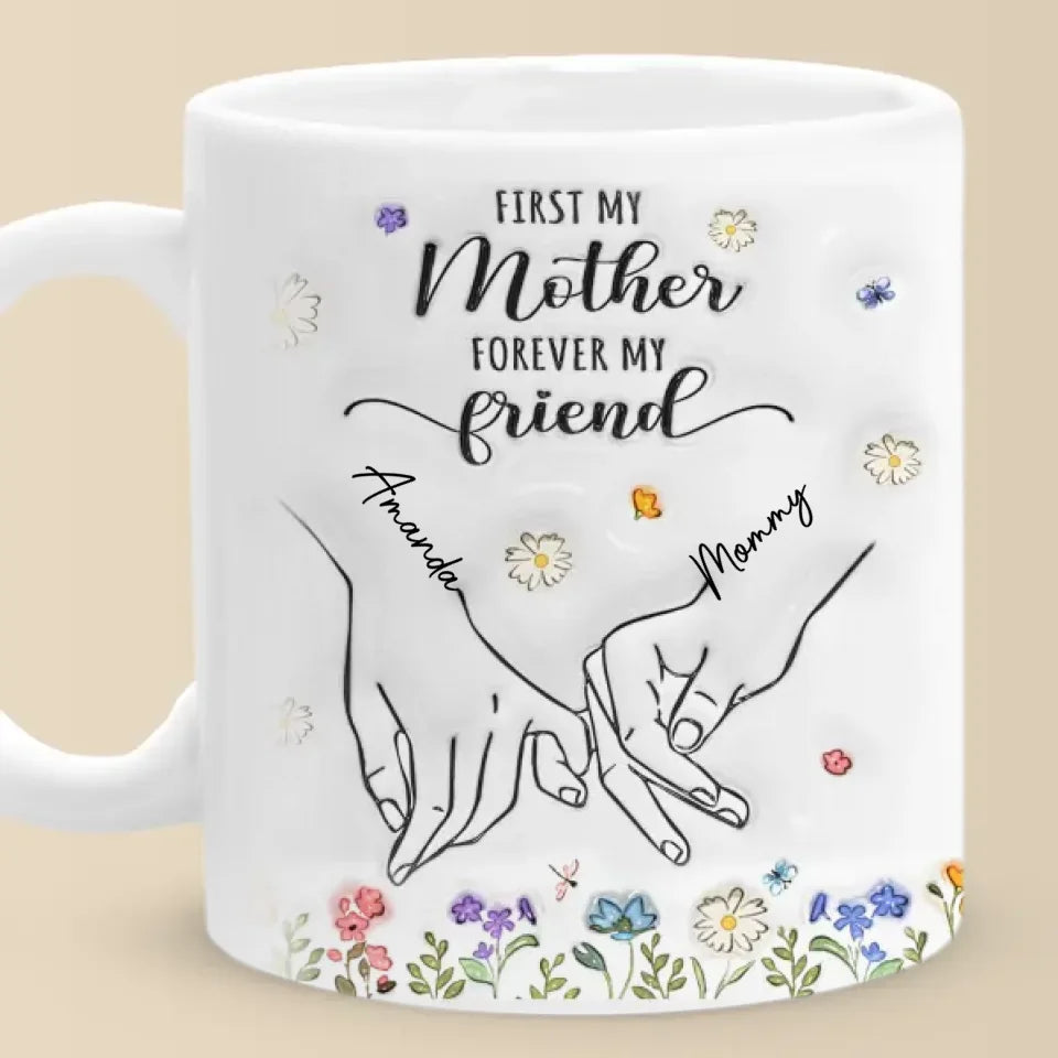 A Mother And Daughter's Bond Is One Of The Strongest Connections In The World - Family Personalized Custom 3D Inflated Effect Printed Mug - Gift For Mom, Daughter