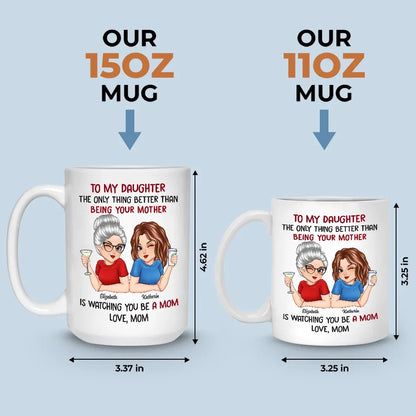 My Greatest Reward Is Seeing You Thrive As A Mother - Family Personalized Custom Mug - Gift For Mom, Daughter