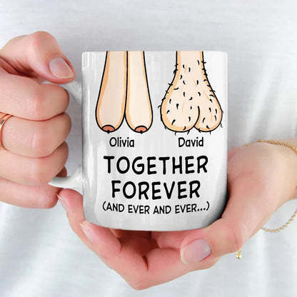 Together Forever - Couple Personalized Custom Mug - Gift For Husband Wife, Anniversary