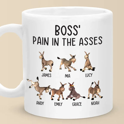 Donkeys Need Carrots, Not Complaints - Coworker Personalized Custom Mug - Gift For Coworkers, Work Friends, Colleagues, Family Members