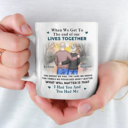 Every Sunset Is Sweeter With You - Couple Personalized Custom Mug - Gift For Husband Wife, Anniversary