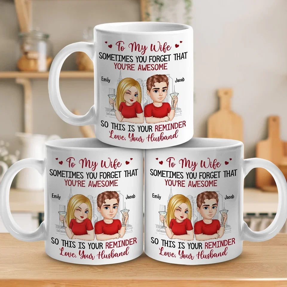 So Many Of My Smiles Begin With You - Couple Personalized Custom Mug - Gift For Husband Wife, Anniversary
