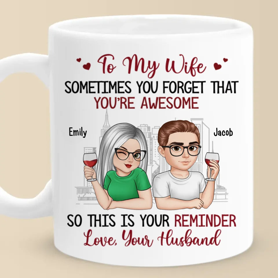 So Many Of My Smiles Begin With You - Couple Personalized Custom Mug - Gift For Husband Wife, Anniversary