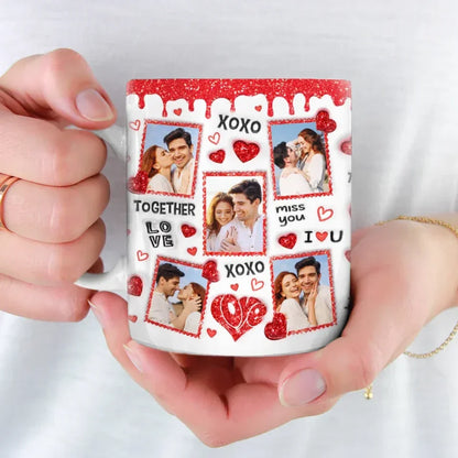 Custom Photo You're My Favorite Notification - Couple Personalized Custom 3D Inflated Effect Printed Mug - Gift For Husband Wife, Anniversary