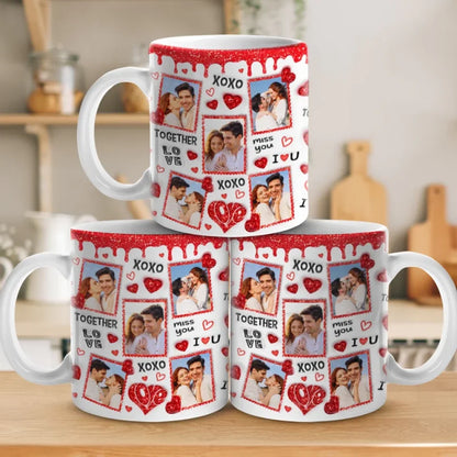 Custom Photo You're My Favorite Notification - Couple Personalized Custom 3D Inflated Effect Printed Mug - Gift For Husband Wife, Anniversary