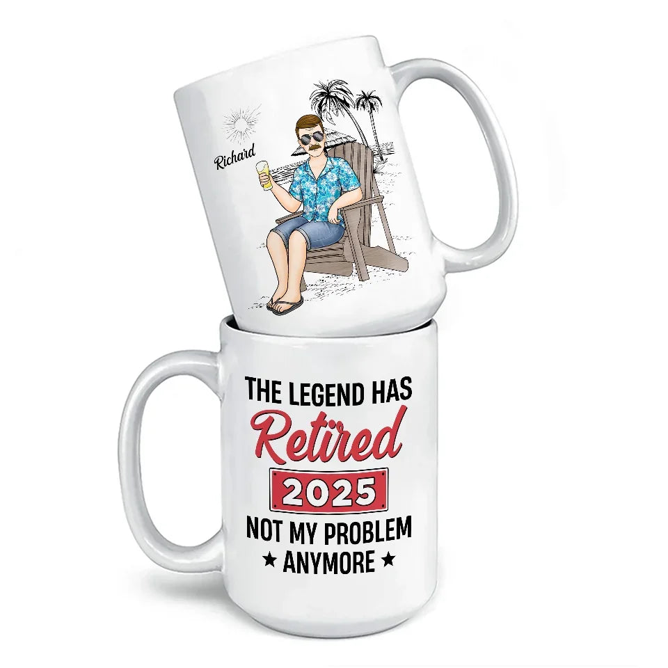 Enjoy Every Morning Without The Alarm Clock - Coworker Personalized Custom Mug - Appreciation, Retirement Gift For Coworkers, Work Friends, Colleagues