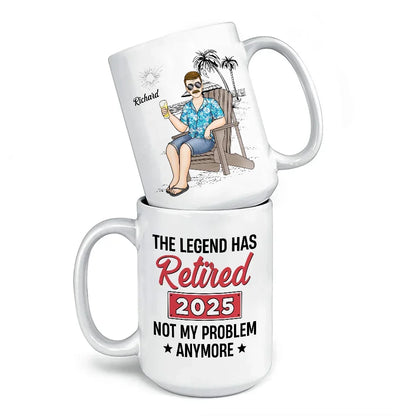 Enjoy Every Morning Without The Alarm Clock - Coworker Personalized Custom Mug - Appreciation, Retirement Gift For Coworkers, Work Friends, Colleagues