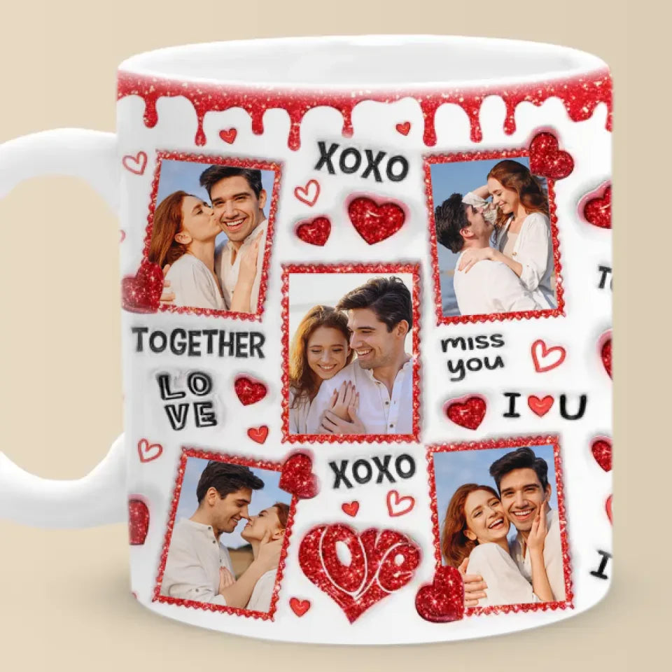 Custom Photo You're My Favorite Notification - Couple Personalized Custom 3D Inflated Effect Printed Mug - Gift For Husband Wife, Anniversary