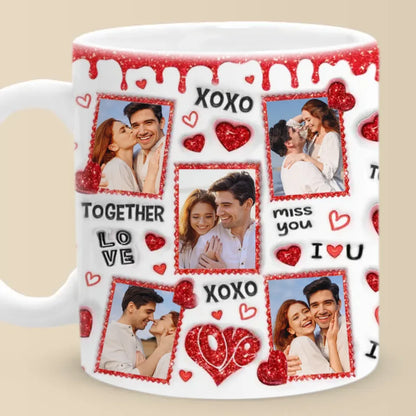 Custom Photo You're My Favorite Notification - Couple Personalized Custom 3D Inflated Effect Printed Mug - Gift For Husband Wife, Anniversary