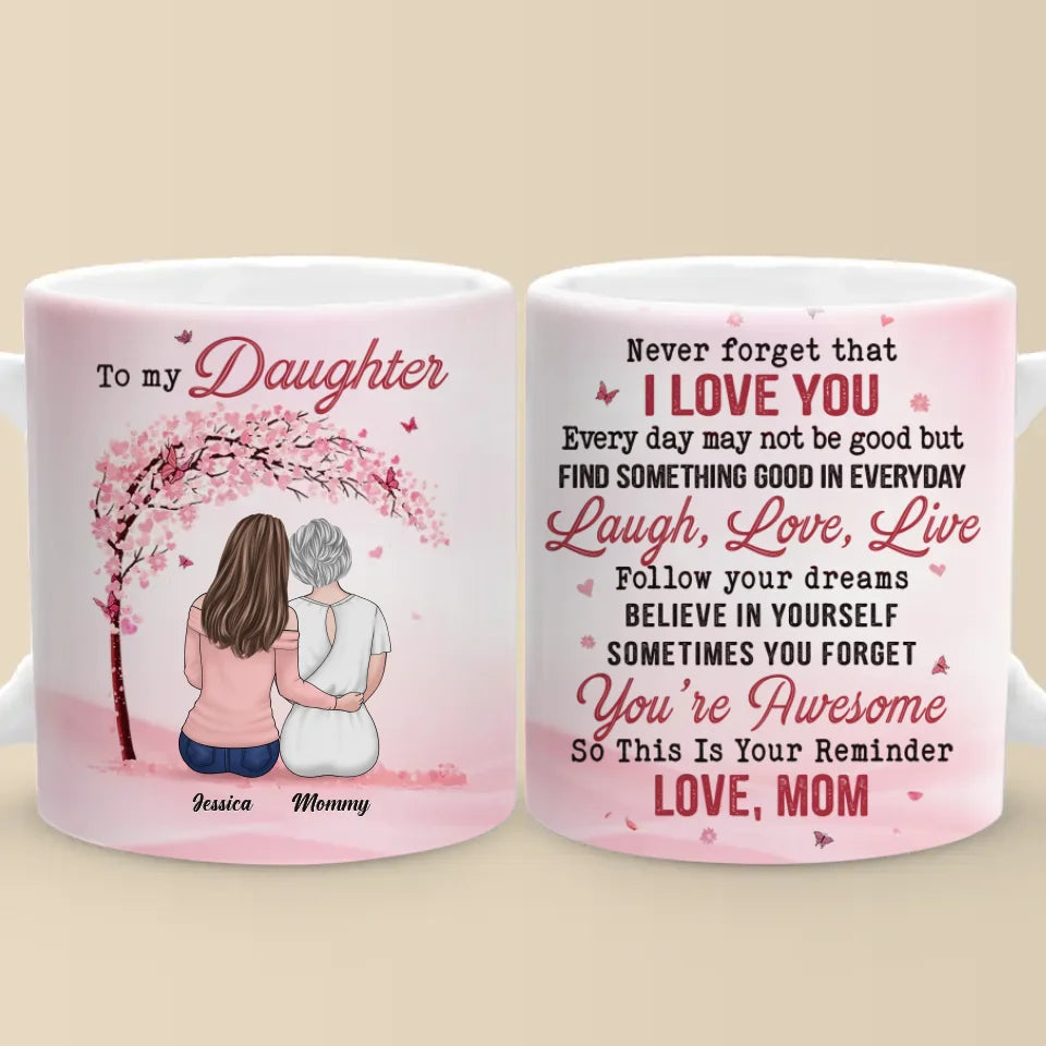 You Are My Most Precious Gift - Family Personalized Custom Mug - Gift For Mom, Daughter