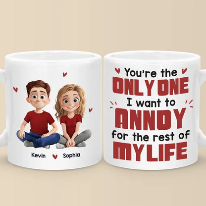 Life Is Better When We're Together - Couple Personalized Custom Mug - Gift For Husband Wife, Anniversary