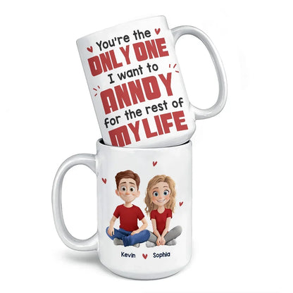 Life Is Better When We're Together - Couple Personalized Custom Mug - Gift For Husband Wife, Anniversary