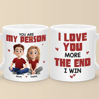Love Is Being With You - Couple Personalized Custom Mug - Gift For Husband Wife, Anniversary
