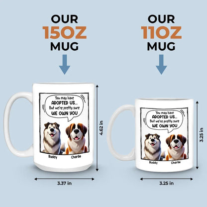I'm Pretty Sure I Own You - Dog Personalized Custom Mug - Gift For Pet Owners, Pet Lovers