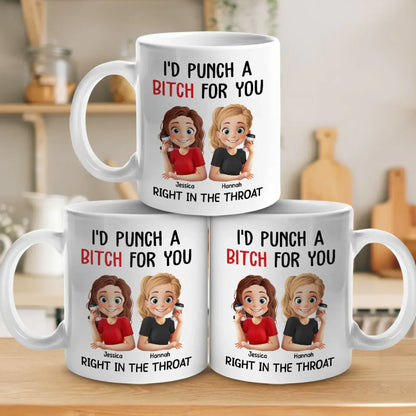 I'd Do The Unthinkable For You - Bestie Personalized Custom Mug - Gift For Best Friends, BFF, Sister