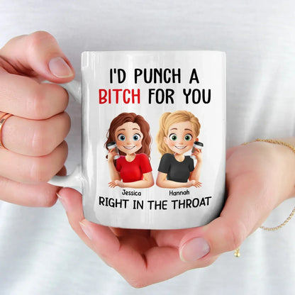 I'd Do The Unthinkable For You - Bestie Personalized Custom Mug - Gift For Best Friends, BFF, Sister