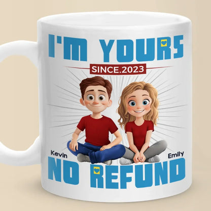 In Your Arms, I'm Home - Couple Personalized Custom Mug - Gift For Husband Wife, Anniversary