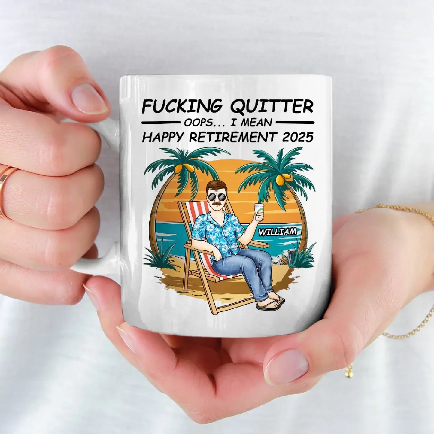 Here's To The Next Chapter Of Your Life - Coworker Personalized Custom Mug - Appreciation, Retirement Gift For Coworkers, Work Friends, Colleagues