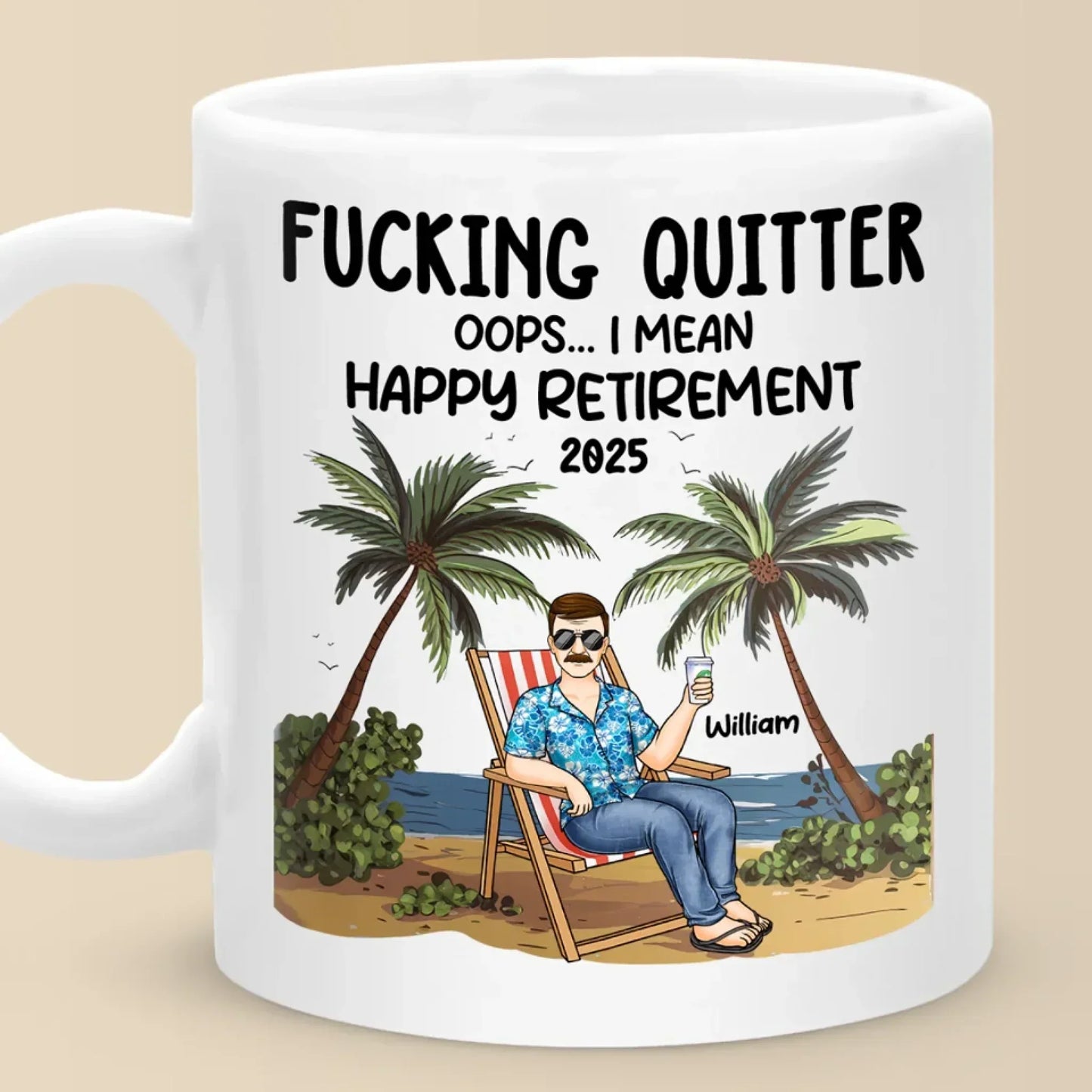 Retirement, Time To Do What You Love - Coworker Personalized Custom Mug - Appreciation, Retirement Gift For Coworkers, Work Friends, Colleagues