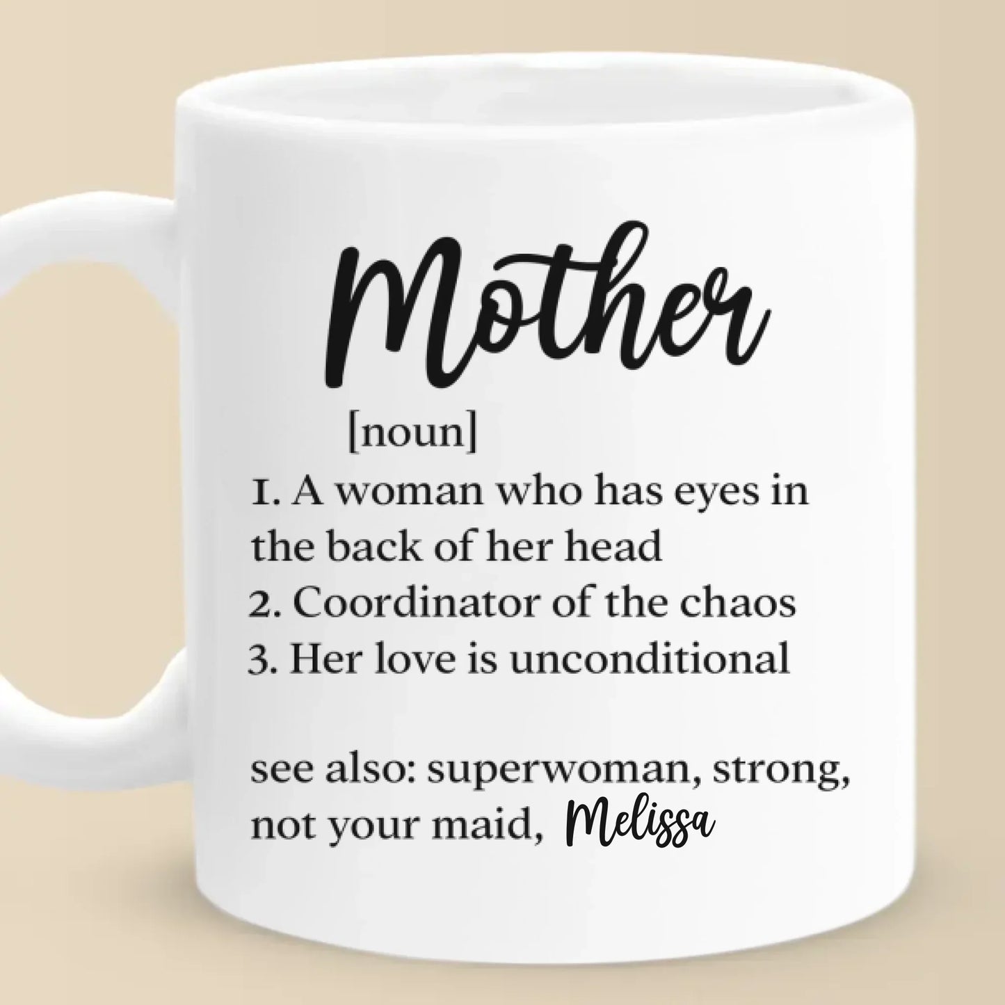 No Matter What, Mom's Love Never Fades - Family Personalized Custom Mug - Gift For Mom, Grandma