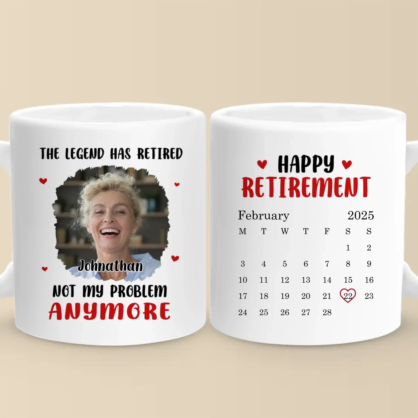 Custom Photo Retirement Is Life's New Chapter - Coworker Personalized Custom Mug - Appreciation, Retirement Gift For Coworkers, Work Friends, Colleagues
