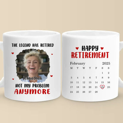 Custom Photo Retirement Is Life's New Chapter - Coworker Personalized Custom Mug - Appreciation, Retirement Gift For Coworkers, Work Friends, Colleagues
