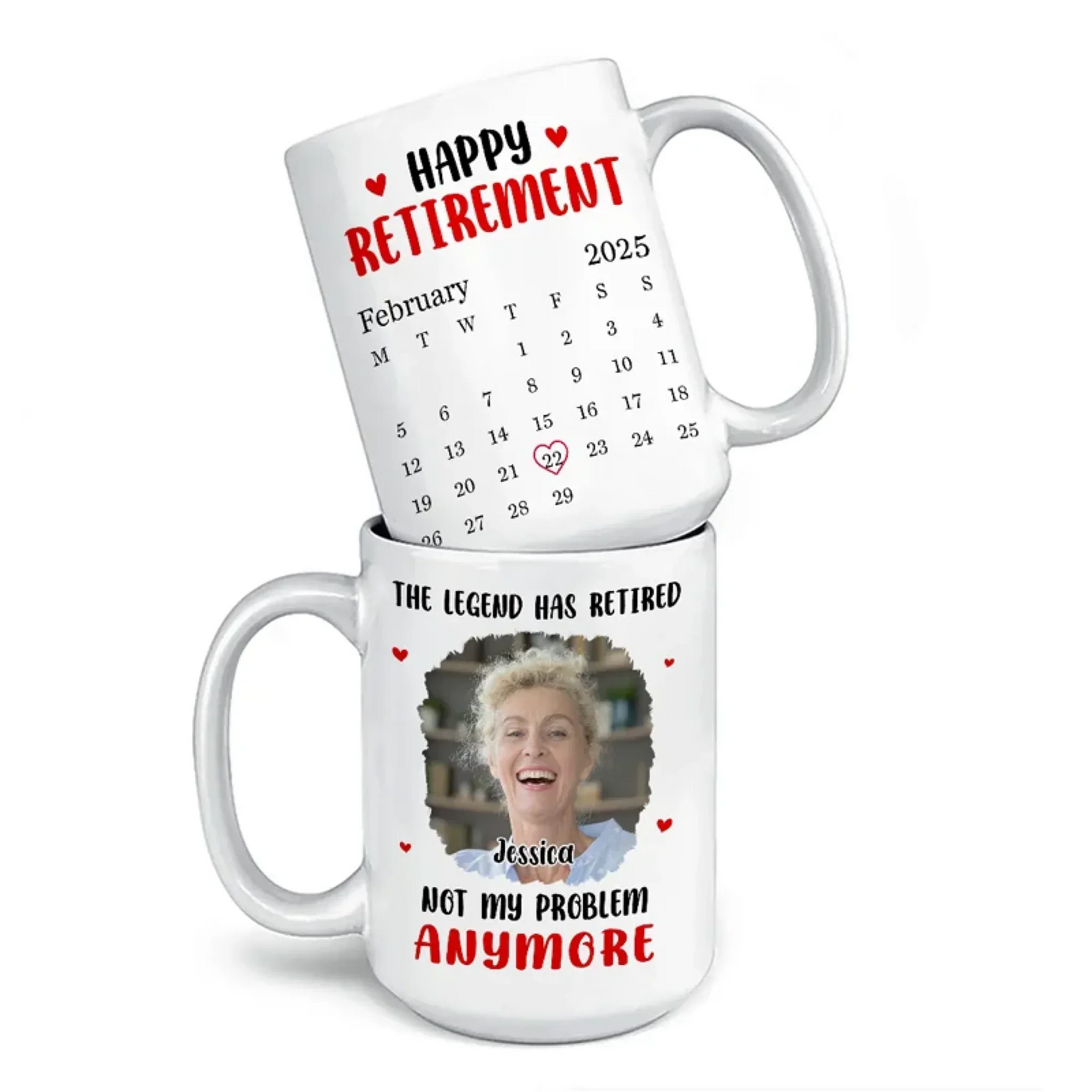Custom Photo Retirement Is Life's New Chapter - Coworker Personalized Custom Mug - Appreciation, Retirement Gift For Coworkers, Work Friends, Colleagues
