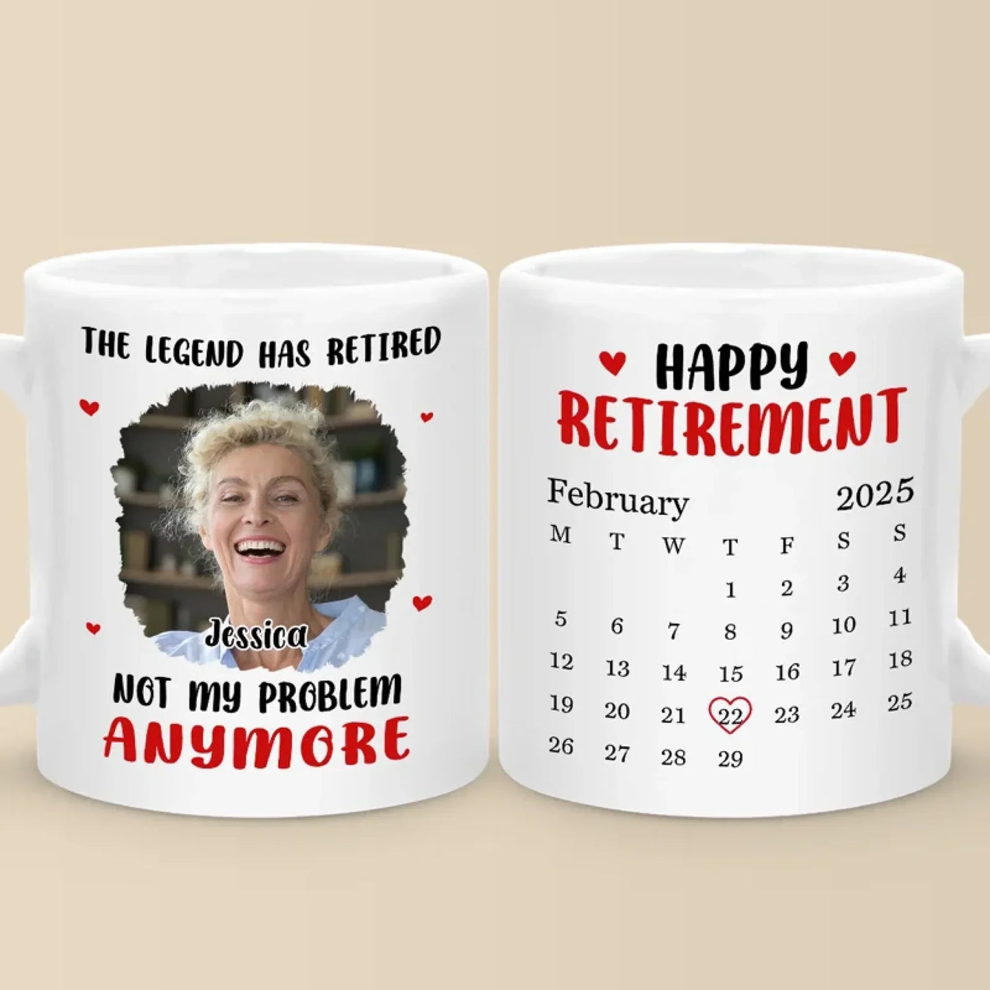 Custom Photo Retirement Is Life's New Chapter - Coworker Personalized Custom Mug - Appreciation, Retirement Gift For Coworkers, Work Friends, Colleagues