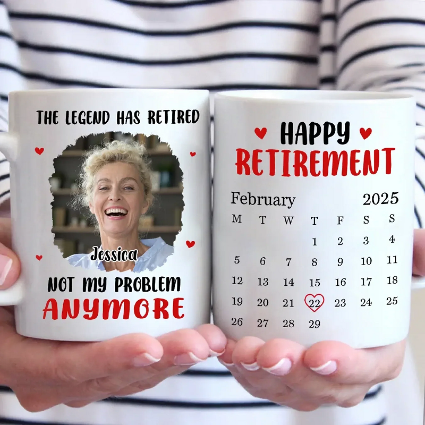 Custom Photo Retirement Is Life's New Chapter - Coworker Personalized Custom Mug - Appreciation, Retirement Gift For Coworkers, Work Friends, Colleagues