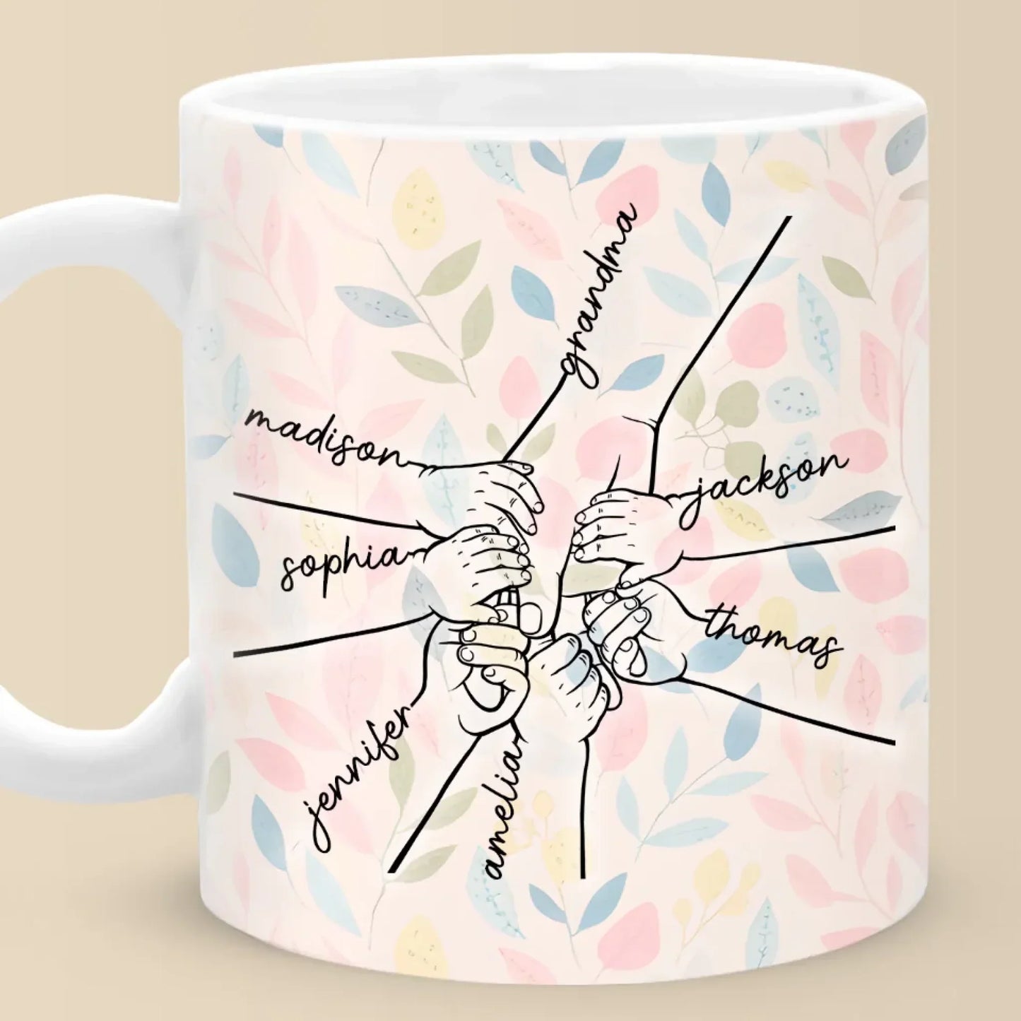 If Nothing Is Going Well, Call Your Grandmother - Family Personalized Custom Mug - Gift For Mom, Grandma