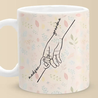 A Sweet Way To Celebrate The Bonds That Hold You Together - Family Personalized Custom Mug - Mother's Day Gift For Mom, Grandma