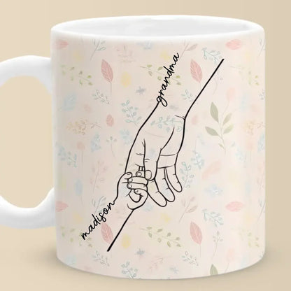 A Sweet Way To Celebrate The Bonds That Hold You Together - Family Personalized Custom Mug - Mother's Day Gift For Mom, Grandma