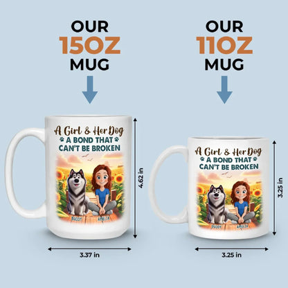 My Best Friend Comes With A Wagging Tail - Dog Personalized Custom Mug - Gift For Pet Owners, Pet Lovers