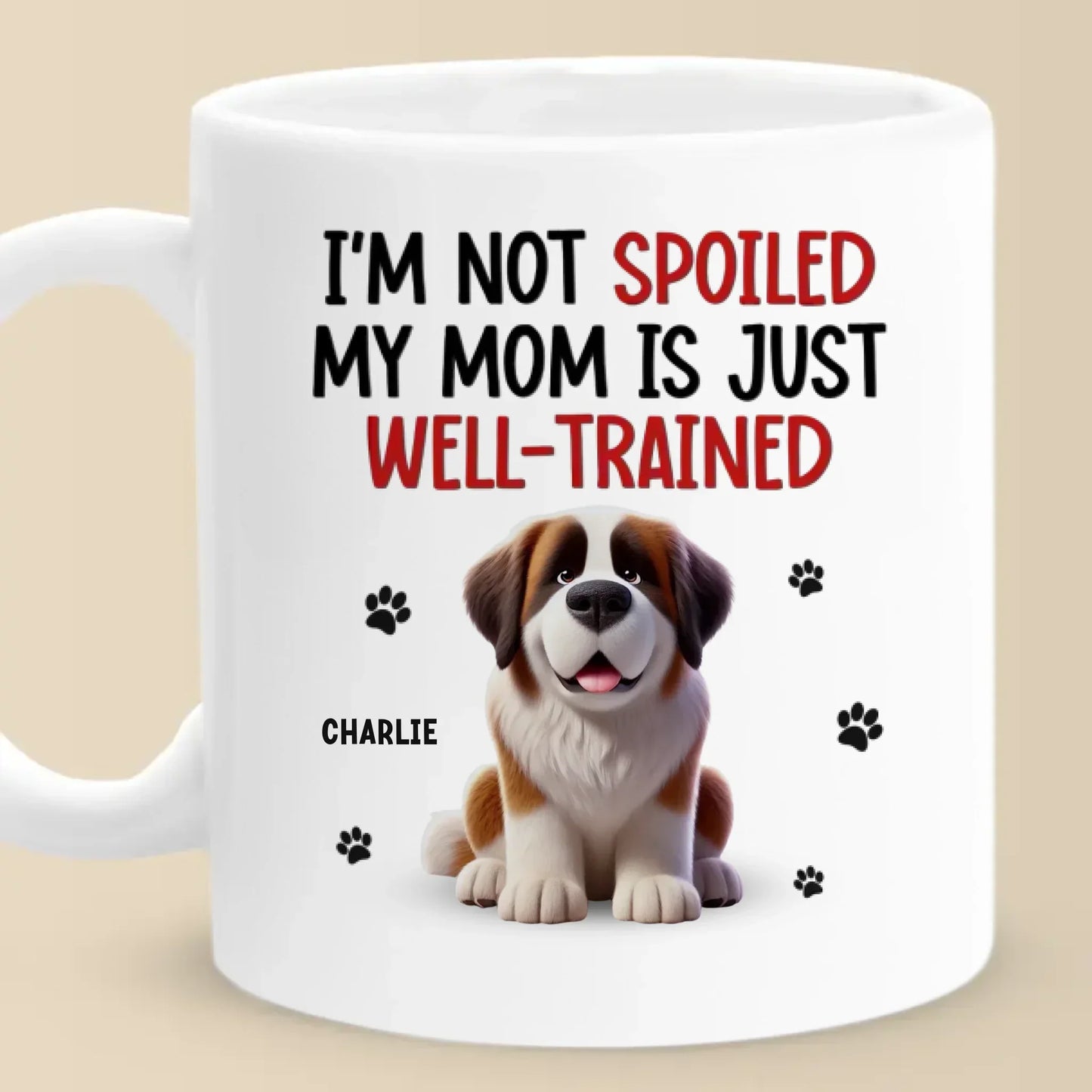 Life's Ruff, But My Dog Makes It Better - Dog & Cat Personalized Custom Mug - Gift For Pet Owners, Pet Lovers