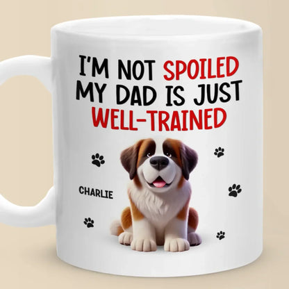 Life's Ruff, But My Dog Makes It Better - Dog & Cat Personalized Custom Mug - Gift For Pet Owners, Pet Lovers