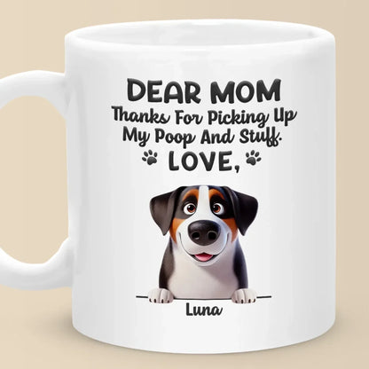 A Special Thanks From Your Fur Baby - Dog Personalized Custom Mug - Gift For Pet Owners, Pet Lovers