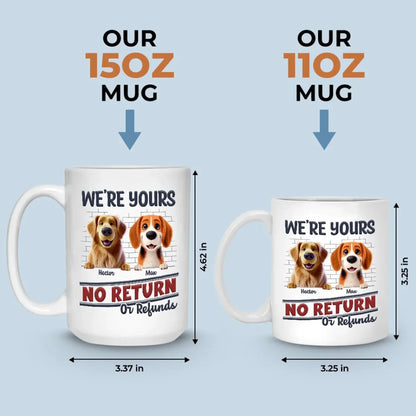 Life With Dogs, One Way Only - Dog Personalized Custom Mug - Gift For Pet Owners, Pet Lovers