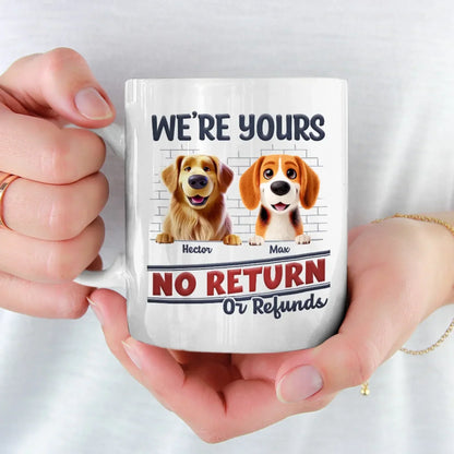 Life With Dogs, One Way Only - Dog Personalized Custom Mug - Gift For Pet Owners, Pet Lovers