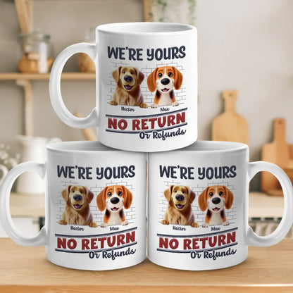 Life With Dogs, One Way Only - Dog Personalized Custom Mug - Gift For Pet Owners, Pet Lovers